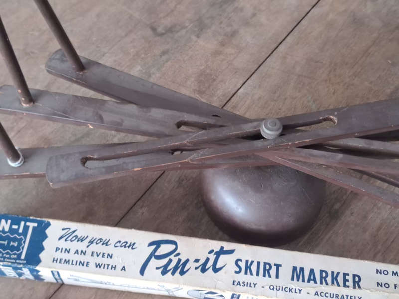 vintage wool spinner and skirt marker