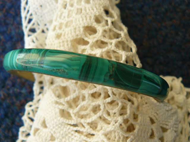 MALACITE HEALING STONE BANGLE