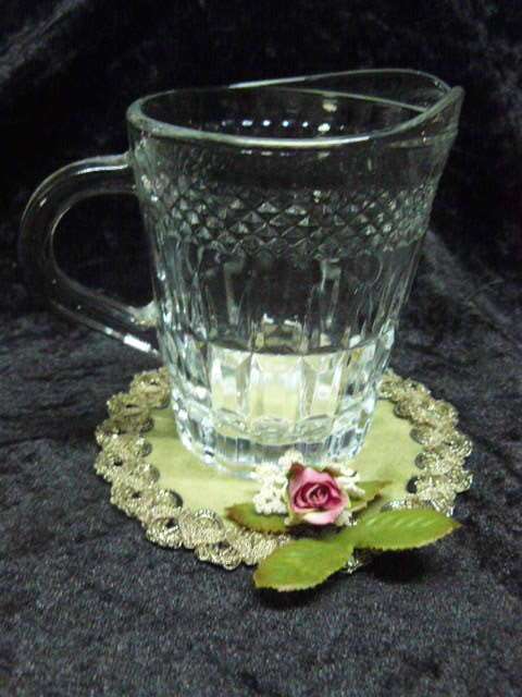 GLASS depression JUG