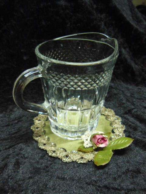 GLASS depression JUG