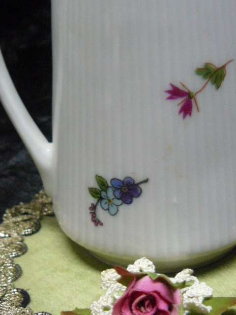 PORCELAIN MILK JUG STAMPED