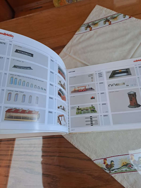 SALES CATALOG for STORES Märklin-Sortimentskatalog 1986/87 HO, Z-scale, 1-Scale