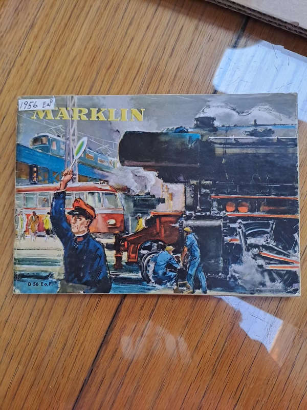True collectors....Marklin 1956 D56 EoP catalogue with extra Novelties booklet rare