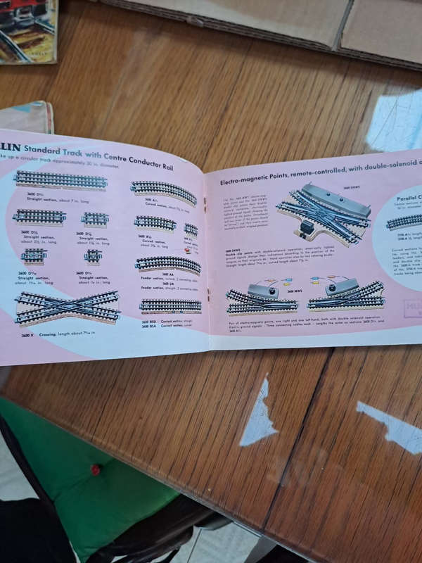 True collectors....Marklin 1956 D56 EoP catalogue with extra Novelties booklet rare