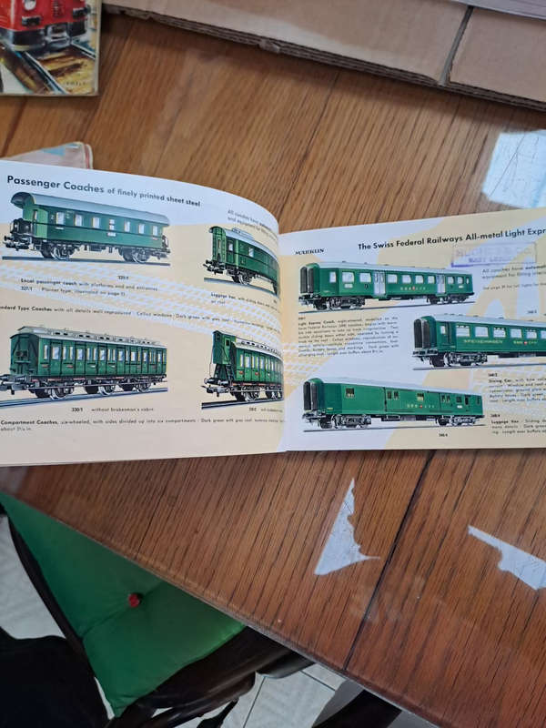 True collectors....Marklin 1956 D56 EoP catalogue with extra Novelties booklet rare