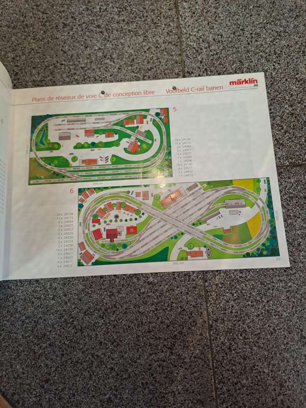 Marklin Ho Track plan catalogue 34 pages reduced