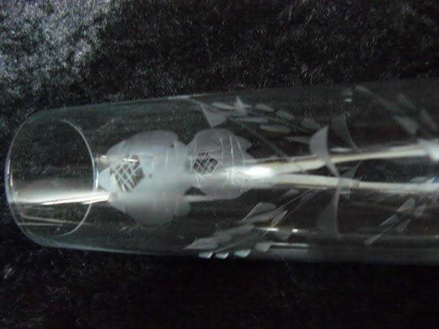 ROSECCUT CRYSTAL VASE HEAVY BOTTOM