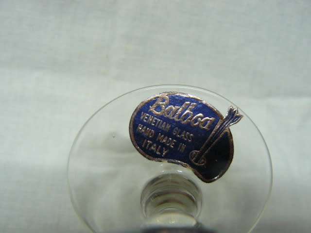 BALBOA VENETIAN HAND MADE GLASS VASE MADE IN ITALY