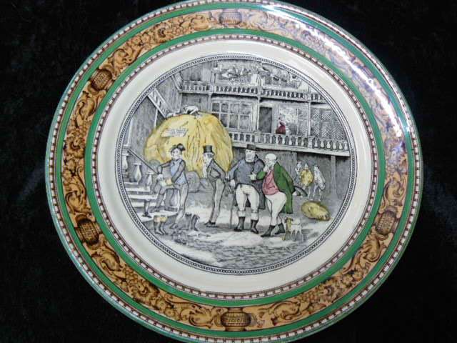 ADAMS ENGLAND PORCELAIN PLATE 25 CM