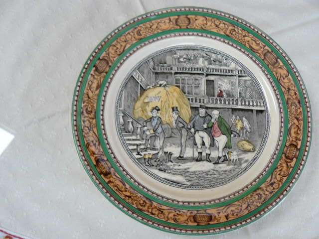 ADAMS ENGLAND PORCELAIN PLATE 25 CM