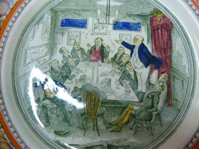 ADAMS ENGLAND PORCELAIN PLATE 25 CM