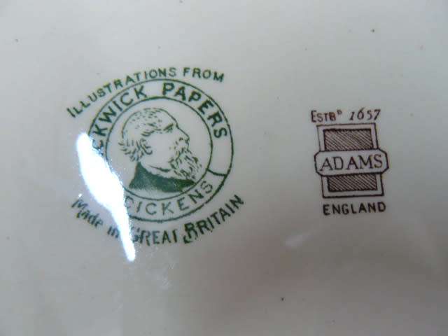 ADAMS ENGLAND PORCELAIN PLATE 25 CM