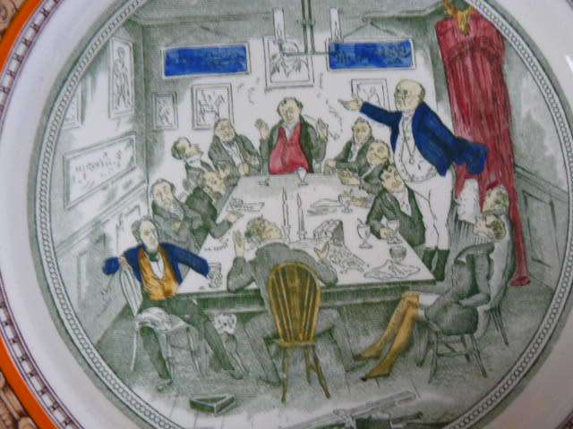 ADAMS ENGLAND PORCELAIN PLATE 25 CM