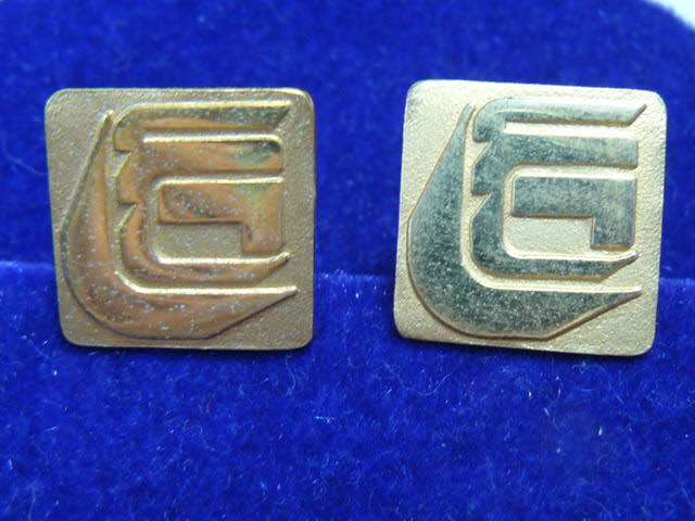 CUFF LINKS GOLD TONED