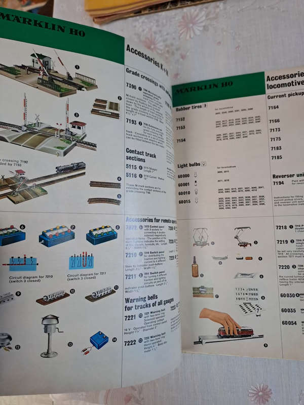Collectors catalogue Marklin 1972 with price list