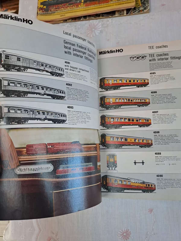 Collectors catalogue Marklin 1973 with price list