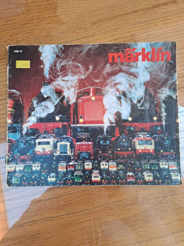 Old timer Marklin catalogue 1981E with price list