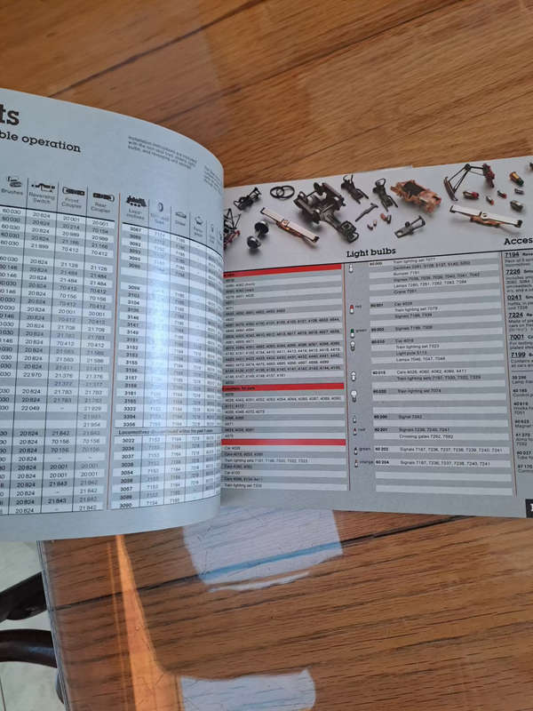 Old timer Marklin catalogue 1982/83E with price list