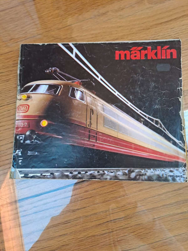 Old timer Marklin catalogue 1983/84E