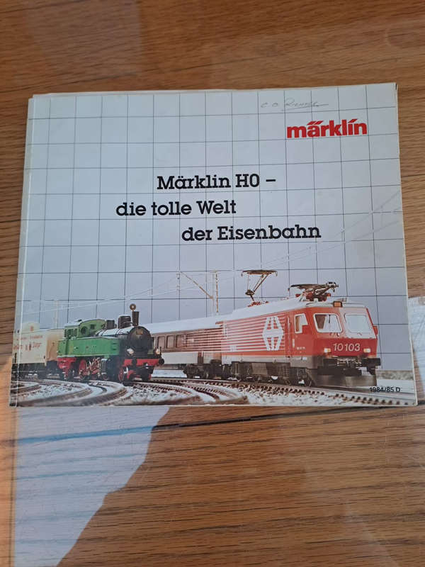 Old timer Marklin catalogue 1984/85D german