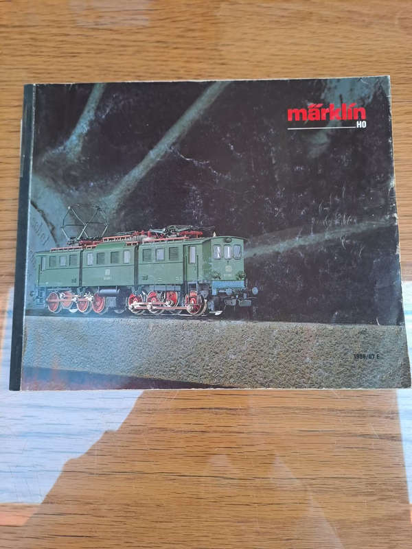 Old timer Marklin catalogue 1986/87E