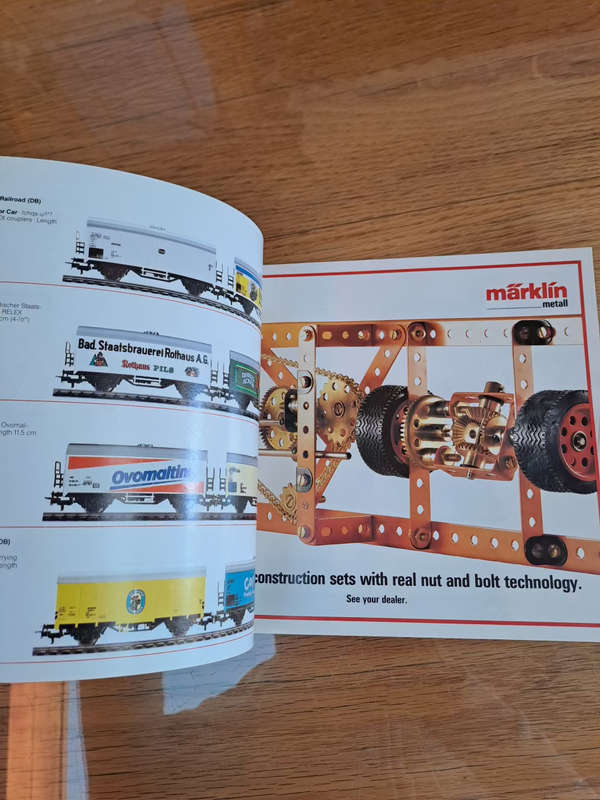 Old timer Marklin catalogue 1986/87E