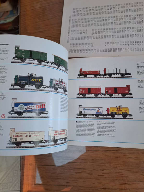 Old timer Marklin catalogue 1987/88E with price list