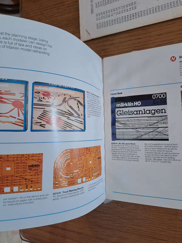 Old timer Marklin catalogue 1987/88E with price list