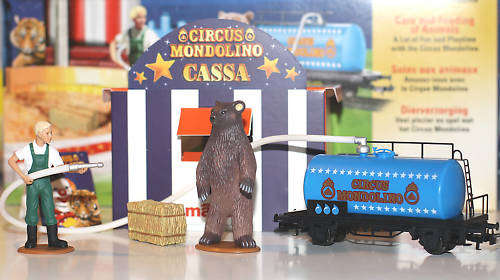 MARKLIN HO circus mondolino "CARE & ANIMAL FEEDING" FUN FOR ALL KIDS