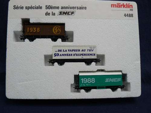 50 YEAR UNIVERSARY SPECIAL ISSUE "SNCF" MARKLIN HO 4488 NEW
