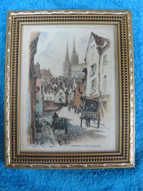 DTAILED COLLECTABLE FRAME AND PRINT