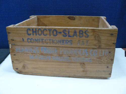 VINTAGE CHOCTO - SLAB CRATE - WOODEN