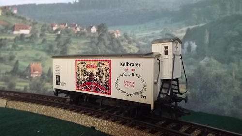MARKLIN HO BEER CAR SPECIAL ISSUE KELBAER WITH BRAKEMANS CAB