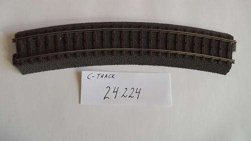 MARKLIN C TRACK 24-224 TURNOUT BRANCH FOR 24611 +24612