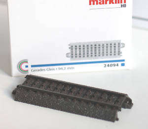 Marklin H0 24094 C-Gauge Straight Track. New.