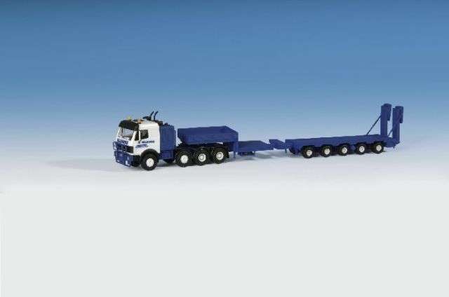 KIBRI 13577  HO LOW BED TRUCK NEW IN ORIG BOX