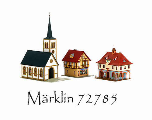 MARKLIN HO 72785 "Village" BUILDING KIT  +++special+++reduced