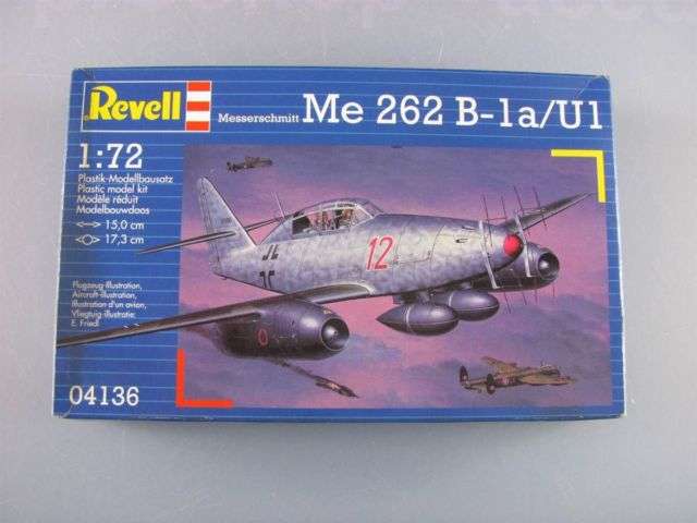 Revell 04136 Me 262 B-1a/U1 Bausatz 1:72 OVP / 124ÃÂ