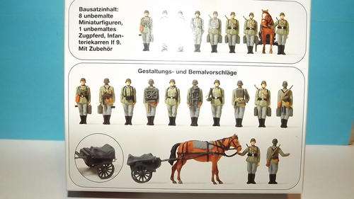 Preiser Military 16585 Infantry riflemen with morta lined up