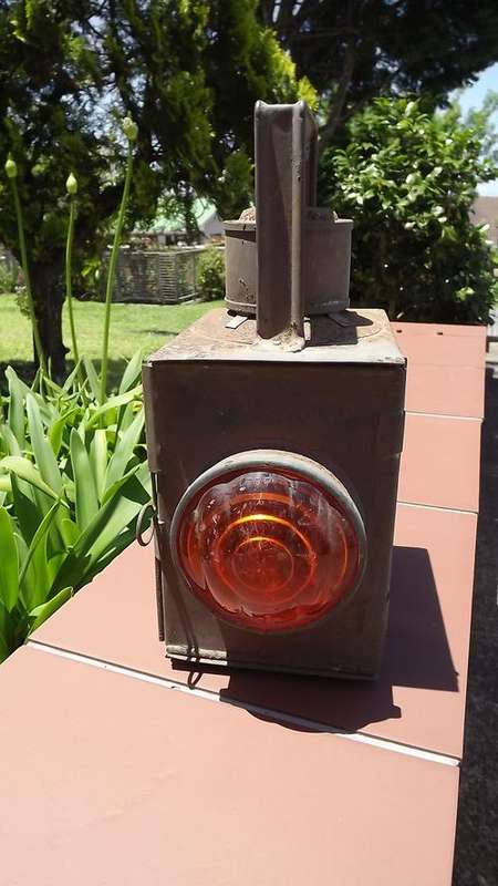 OLD ALL ORIGINAL INCL BURNER SAR SIGNAL LAMP