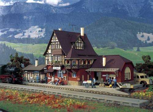 VOLLMER 3512 HO STATION " WILDBACH"