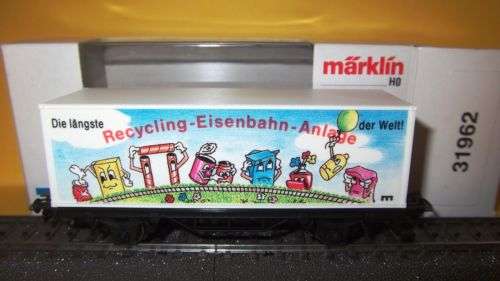 MARKLIN HO 31962 mARKLIN "RECYCLING TRAIN"