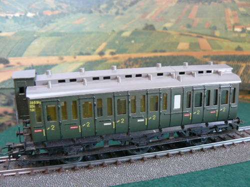 MARKLIN HO 4005 COMPARTMENT CAR METAL (330/2)