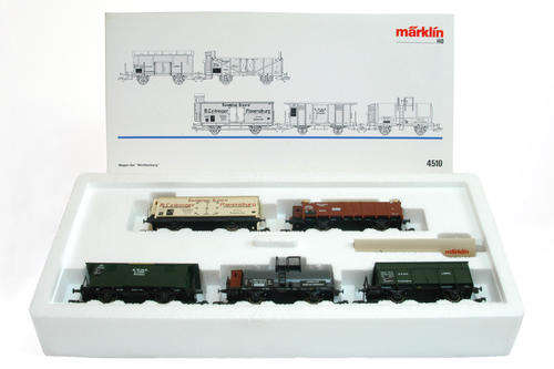 MARKLIN HO 4510 GOODS WAGON SET JUBILEE 1995
