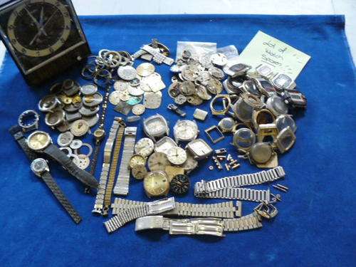 SUPER LARGE LOT OF WATCH SPARES