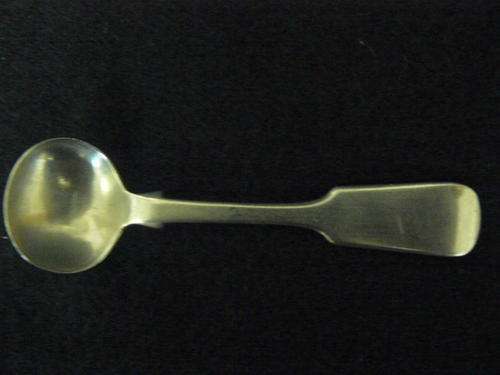 SALT SPOON , STAMPED