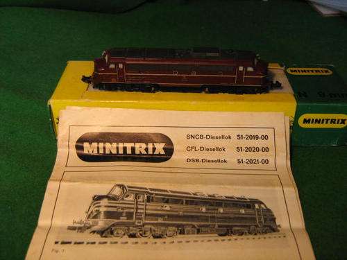MINITRIX N GUAGE , CFL DIESEL LOCOMOTIVE