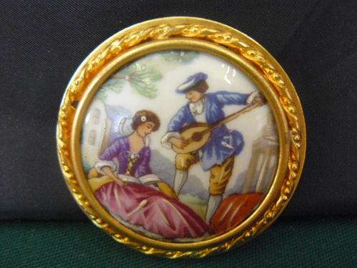 LOMOGES BROACH FROM FRANCE NO DAMAGE VERY PRETTY