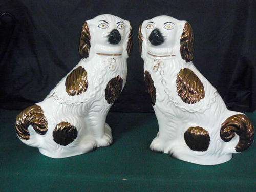 PAIR OF BLAKENEY DOGS