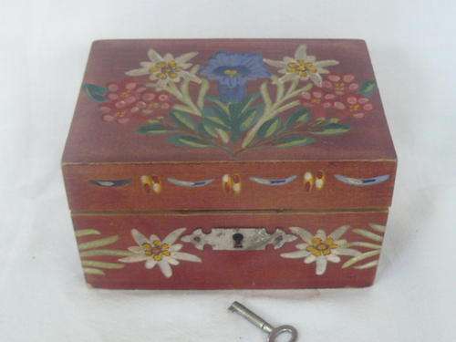 WOODEN MONEY-CASH BOX WITH KEY